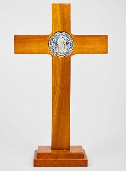 Cruz de San Benito en Madera - 33 cms