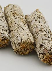 Smudge de Salvia Blanca Natural - 11 cms