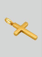Colgante de Cruz de Jesucristo - 15 mm - Oro macizo de 18 k