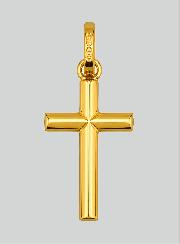 Colgante de Cruz de Jesucristo - 10 mm - Oro macizo de 18 k