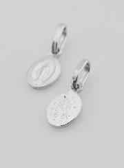 Medalla Milagrosa en Plata Rodiada 925/1000 - 8 mm