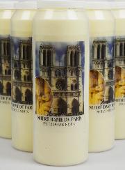 10 Velas de Novena de Notre-Dame de Paris
