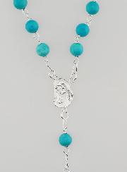 Rosario en Plata Esterlina y cuentas de Turquesa