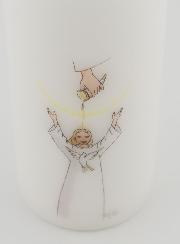 Vela Cirio de Confirmación - Unción del Espíritu Santo Chica Rubia