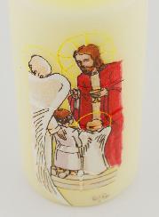 Cirio de Primera Comunión Pan de los Angeles - Niña Castaña