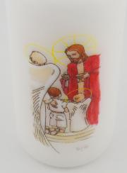 Vela Cirio de Primera Comunión Pan de los Angeles - Niño Castaño