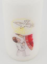 Cirio de Confirmación Recibe el Espíritu Santo- Chica Castaña