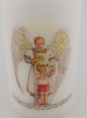 Vela Cirio de Comunión San Miguel Arcángel & Niño