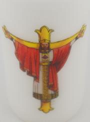 Vela Círio Cristo Românico