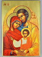 Icono Religioso Sagrada Familia - 19cm