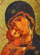 Icono Religioso Virgen de Ternura - Formato Mini