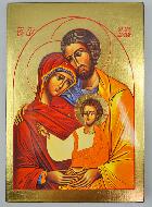 Icono Religioso de la Sagrada Familia - 19cm