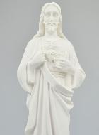Estatua del Sagrado Corazón de Jesús en Alabastro - 32 cms