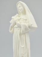 Estatua Santa Rita en Alabastro - 19 cms