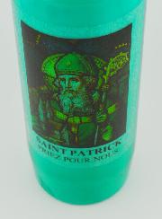 Vela de Novena del Día de San Patricio - 17,5 cm