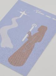 Tarjeta de Confirmación - Ven, Sígueme - Modelo Niña