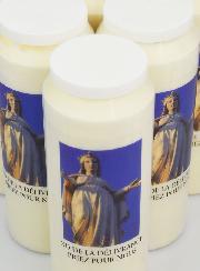 Juego de 6 Velas de Novena Nuestra Señora de la Liberación - 17,5cm