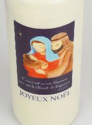 Vela de Novena Feliz Navidad - 17,5cm
