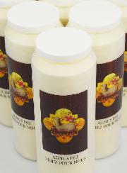 10 Velas de novena del Cordero de Dios - 17,5 cm