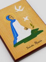 Marco Icono de Nombre Santa María - Artesanía Monástica