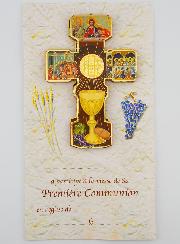 Regalo de Comunión - Cruz y Certificado