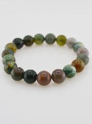 Pulsera en Piedra Natural de Ágata India - 10mm