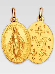 Medalla Milagrosa 17mm – Oro Amarillo 9k