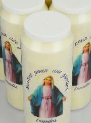 6 Velas de Novena para Sanación - 17,5 cm