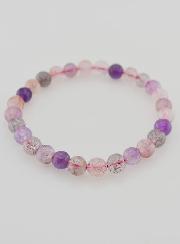 Pulsera de piedra natural Super Seven AAA - 7-8 mm