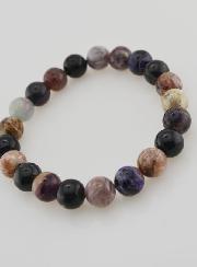 Pulsera en Piedra Natural de Charoíta - 8 mm