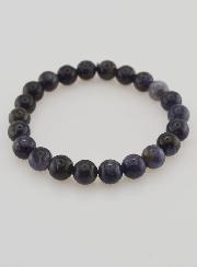 Pulsera de Piedra Natural de Cordierita Iolita - 8 mm