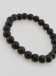 Pulsera en Piedra de Obsidiana Ojo Celestial Arcoíris - 8 mm