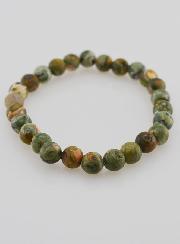 Pulsera en piedra natural de riolita - 8 mm