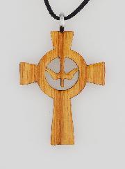 Cruz de Confirmación de Madera - Espíritu Santo