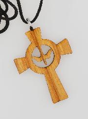 Cruz de Confirmación de Madera - Espíritu Santo