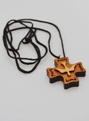 Cruz de Confirmación de Madera - Espíritu Santo