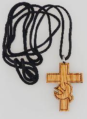 Colgante de Cruz de Confirmación - Paloma del Espíritu Santo