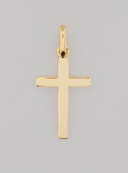 Colgante de cruz de oro de 9 quilates - 16 mm