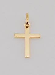 Colgante de cruz de oro de 9 quilates - 16 mm