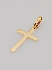 Colgante de cruz de oro de 9 quilates - 16 mm