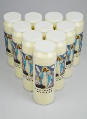 10 velas de Novena a Nuestra Señora de Garabandal