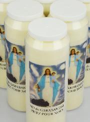10 velas de Novena a Nuestra Señora de Garabandal