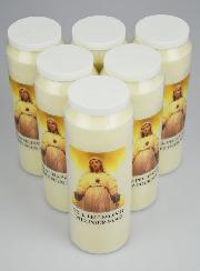 6 Velas de Novena a Nuestra Señora de Pellevoisin