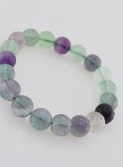 Pulsera de Piedra Natural de Fluorita AB - 10 mm