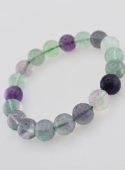 Pulsera de Piedra Natural de Fluorita AB - 10 mm