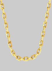 Cadena Ajustable 40 cm Baño de Oro - Eslabón Forçat 1,3 mm