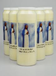 6 velas de novena a Nuestra Señora de Kibeho