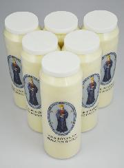 6 velas de novena a Nuestra Señora de Pontmain