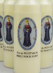 6 velas de novena a Nuestra Señora de Pontmain