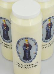 6 velas de novena a Nuestra Señora de Pontmain